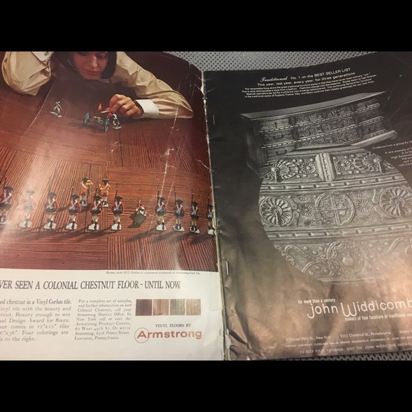 👀BOGO Free! August ´65 Interiors Magazine Vintage - Picture 5 of 14